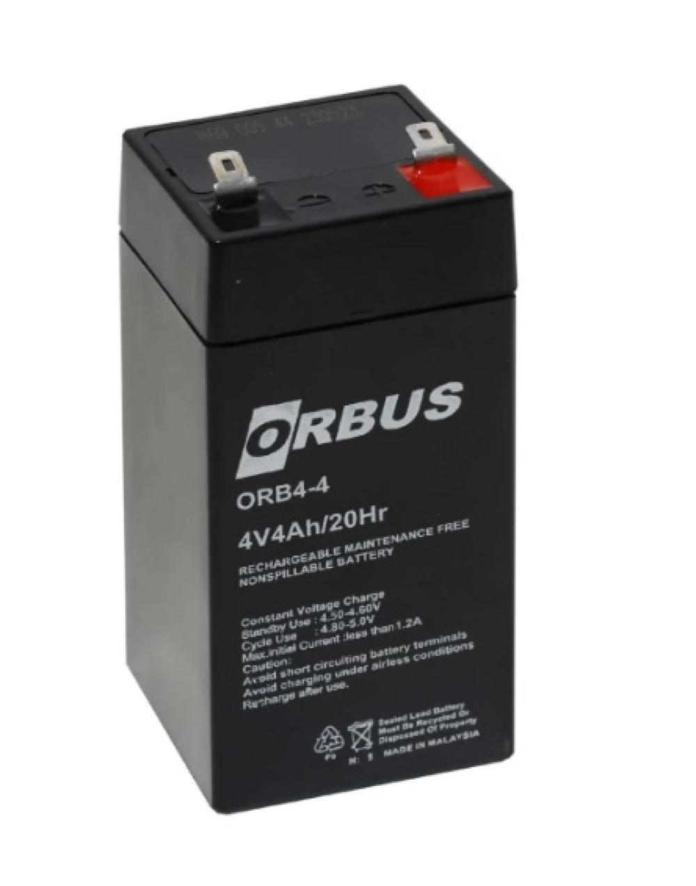 ORBUS%204V%204%20AH%20Kuru%20Bakımsız%20Akü