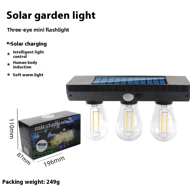 Fithome%20YT-819%203%20Watt%20Suya%20Dayanıklı%20Hareket%20Sensörlü%20Solar%20LED%20Lamba