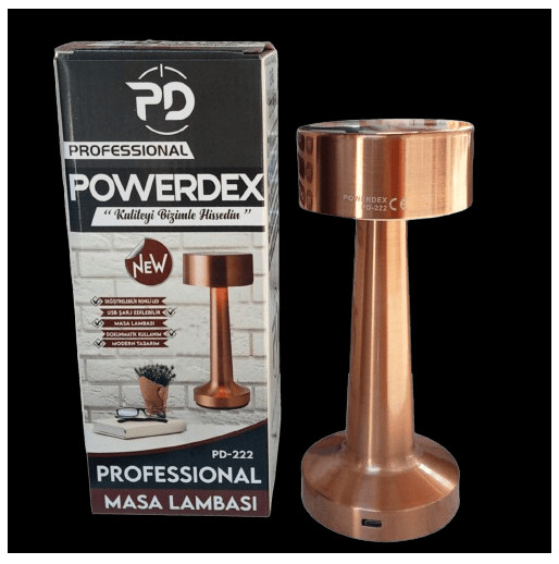 Powerdex%20PD-222%20Profesyonel%20Şarjlı%20Masa%20Lambası