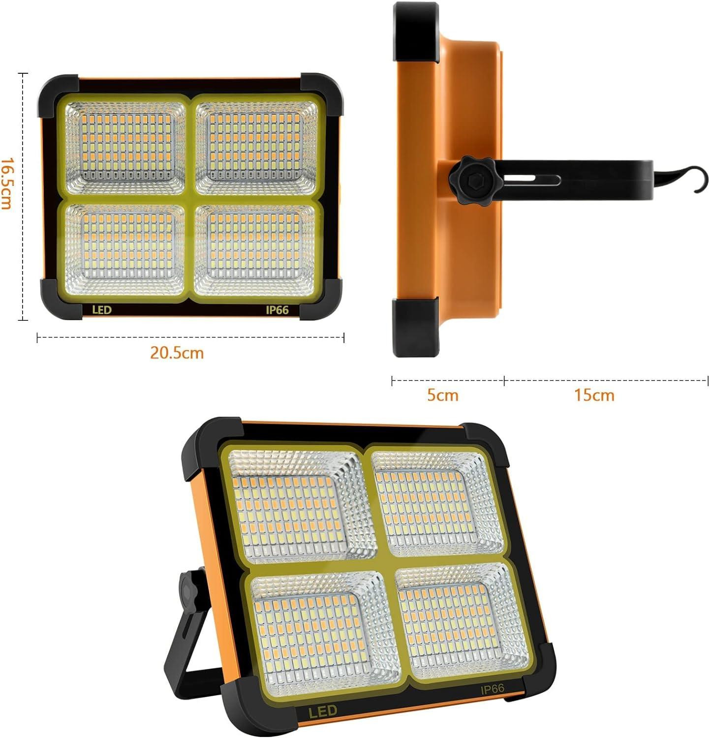 Powerdex%20PD-6060%20LED%20Güneş%20Enerjili%20Şarj%20Edilebilir%20Çalışma%20Lambası%20100W