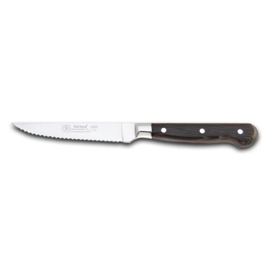 Sürbisa 61004-YM-LZ Lazerli Ahşap Saplı Steak Bıçağı
