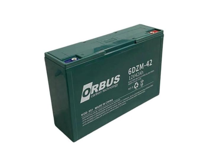 Orbus 12V 42Ah Jel Akü ( Elektrikli Bisiklet Aküsü )