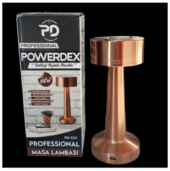 Powerdex PD-222 Profesyonel Şarjlı Masa Lambası