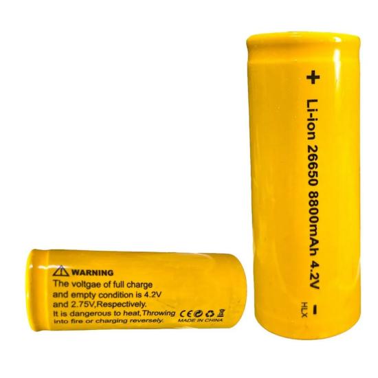 Watton 26650 4.2v 8800 mAh Lithium Şarjlı Pil