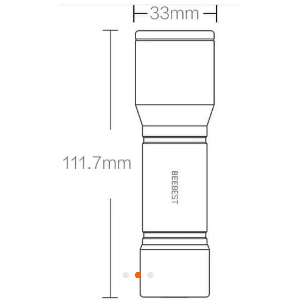 Xiaomi%20BEEBEST%20Hafif%20Su%20Geçirmez%203%20Modlu%20Metal%20Mini%20Pilli%20El%20Feneri